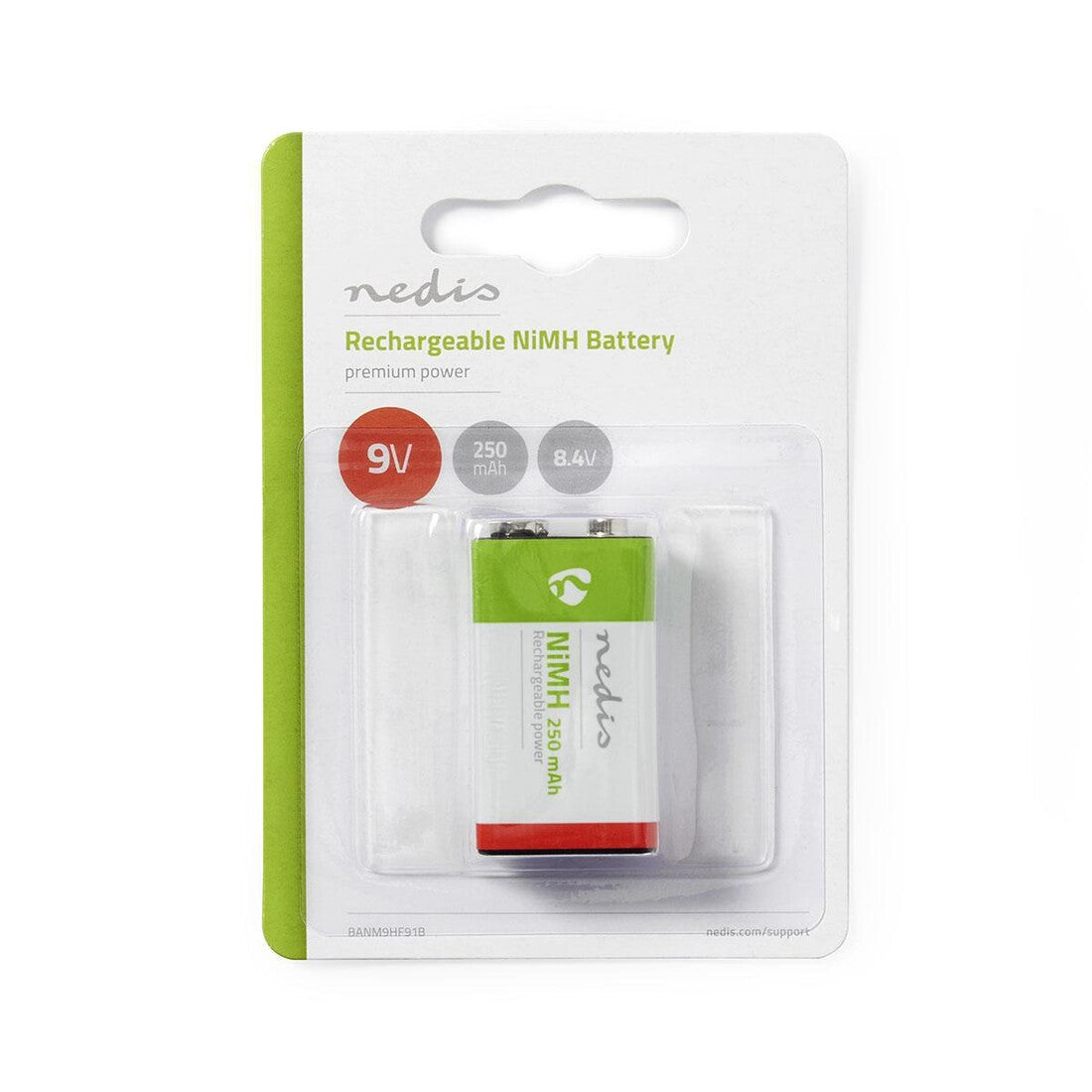 BANM9HF91B BL PILA RECARGABLE HQ 6HR61 9V 250mAh