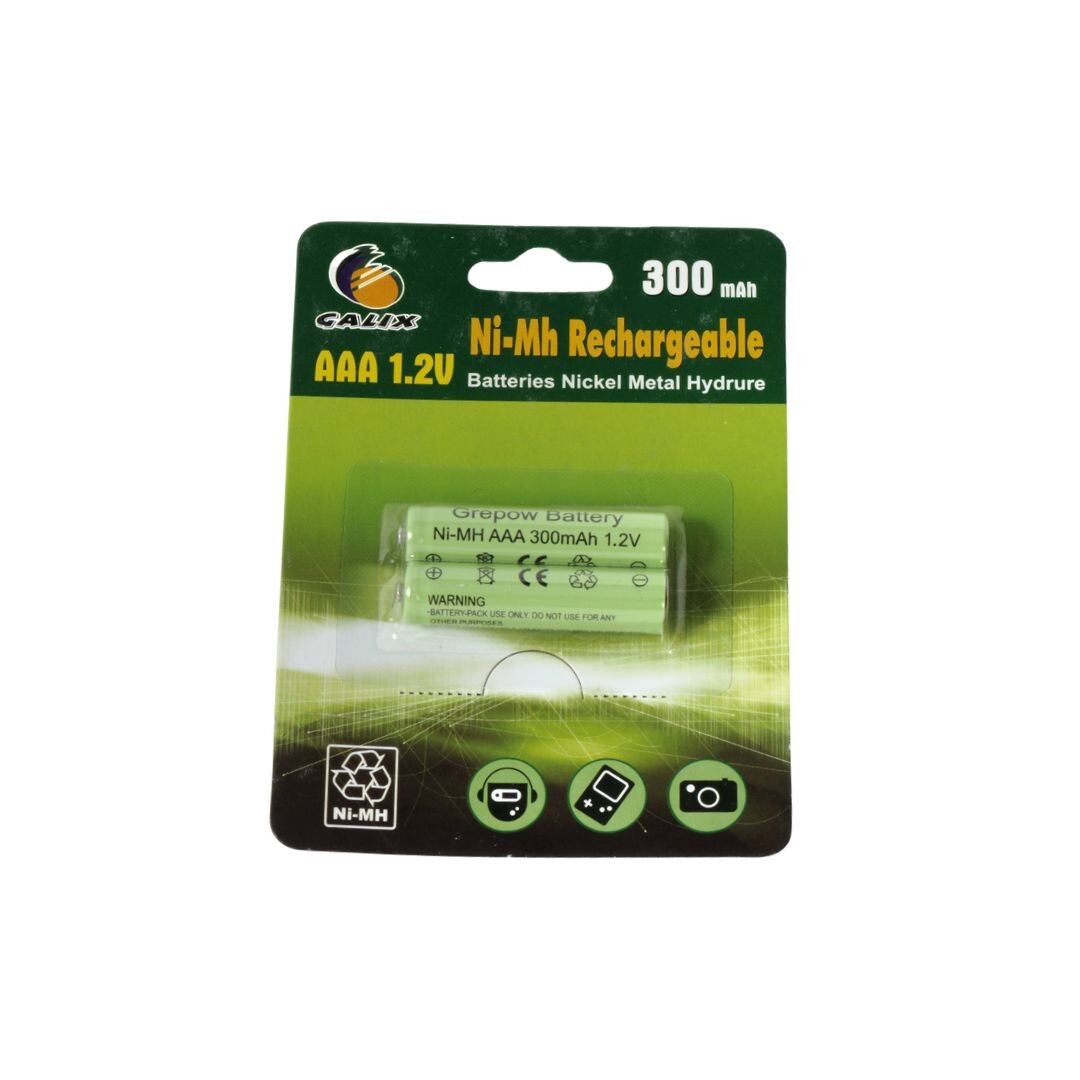 NI-MH 300/2 BL 2u PILA RECARGABLE AAA 300mAh 1,2V GALIX | Suministros Figmar
