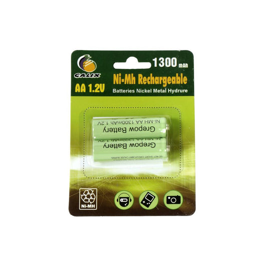 NI-MH 1300/2 BL 2u PILA RECARGABLE AA 1300mAh 1,2V GALIX