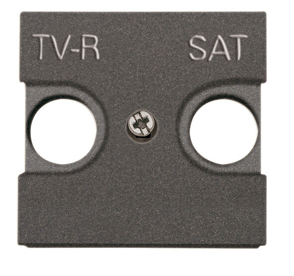 N2250.1AN TAPA TOMA TV-R/SAT 2 MODULOS ZENIT | Suministros Figmar