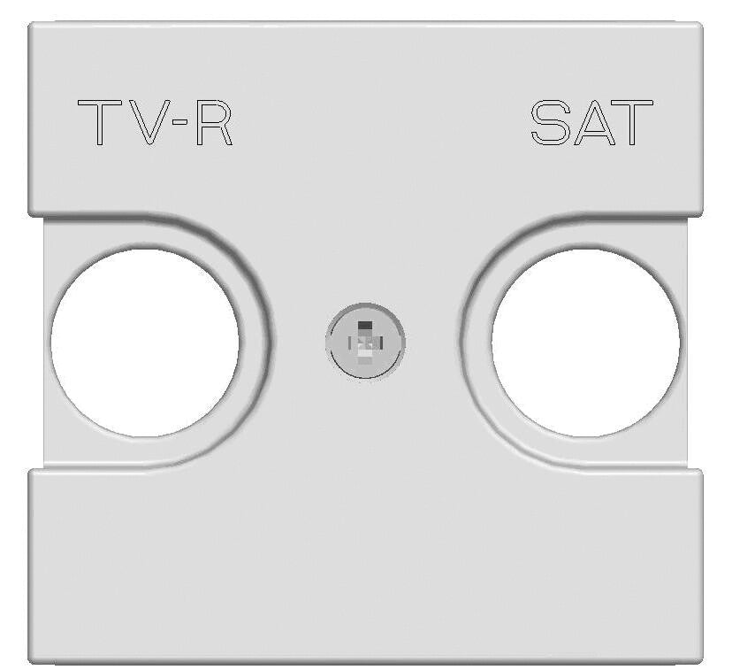 N2250.1BL TAPA TV TV-R/SAT 2 MODULOS ZENIT NIESSEN