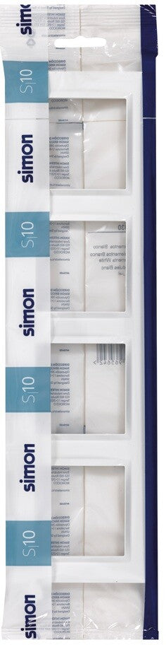 F1001640030 MARCO 4 ELEMENTOS BLANCO SERIE 10 SIMON
