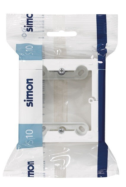F1090751030 CAJA DE SUPERFICIE BLANCA SERIE 10 SIMON