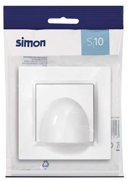 F1090801030 SALIDA CABLE BLANCA SERIE 10 SIMON | Suministros Figmar