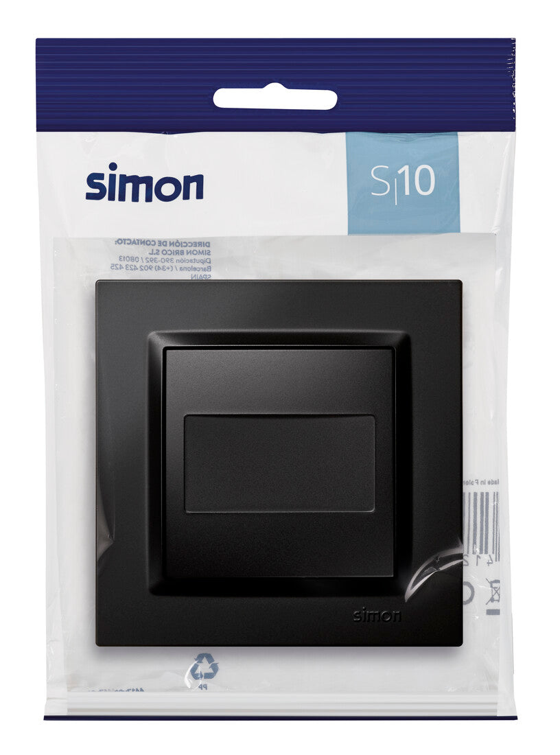 F1090800038 TAPA CIEGA NEGRA SERIE 10 SIMON BRICO