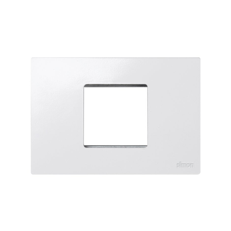 G2700612030 PLACA AMERICANA BLANCA 2 MODULOS S27 SIMON | Suministros Figmar