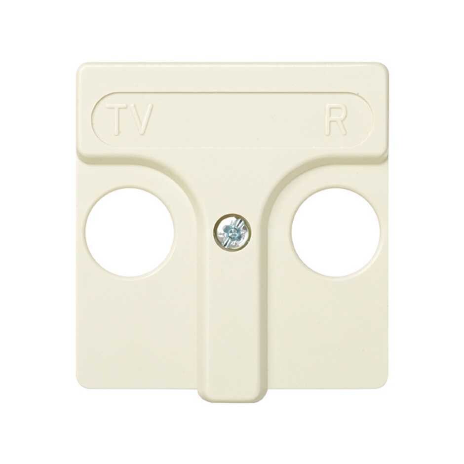 27053-31 PLACA SIMON p/R-TV MARFIL BL.