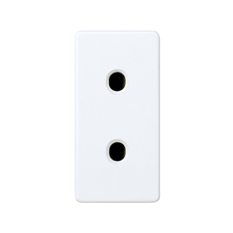 G2743164 BASE BIPOLAR ESTRECHA A TORNILLO BLANCA S27 SIMON | Suministros Figmar