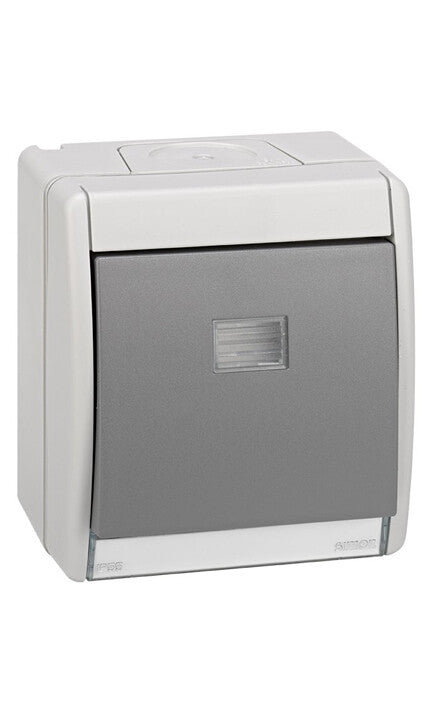 4490160-035 PULSADOR 10 A. CON LUMINOSO IP55 | Suministros Figmar
