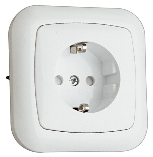 36.530/B BASE SCHUKO EMPOTRABLE BLANCO