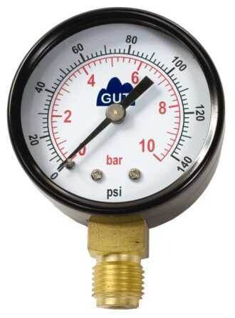 MANOMETRO 0-10 KG/CM2 SALIDA RADIAL ROSCA 1/4´