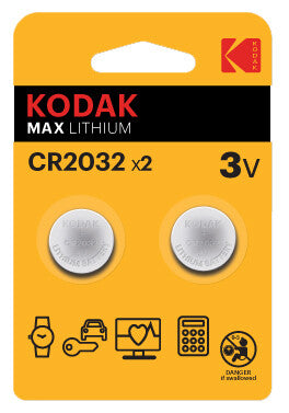 30417687 BL 2u PILA BOTON MAX KODAK CR2032 3V | Suministros Figmar