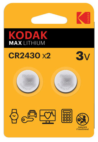 30417755 BL 2u PILA BOTON MAX KODAK CR2430 3V