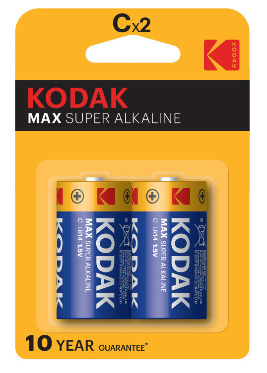 30952836 BL 2u PILA ALKALINA MAX KODAK C LR14 1.5V | Suministros Figmar