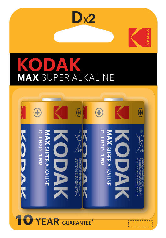 30952843 BL 2u PILA ALKALINA MAX KODAK D LR20 1.5V | Suministros Figmar