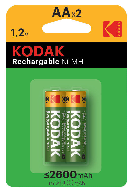 30955080 BL 2u PILA RECARGABLE KODAK AA 2600mAh | Suministros Figmar