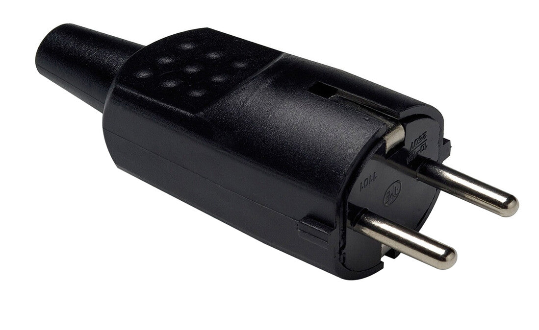 1104 RT CLAVIJA AEREA TTL NEGRA 16A GOMA FAMATEL | Suministros Figmar
