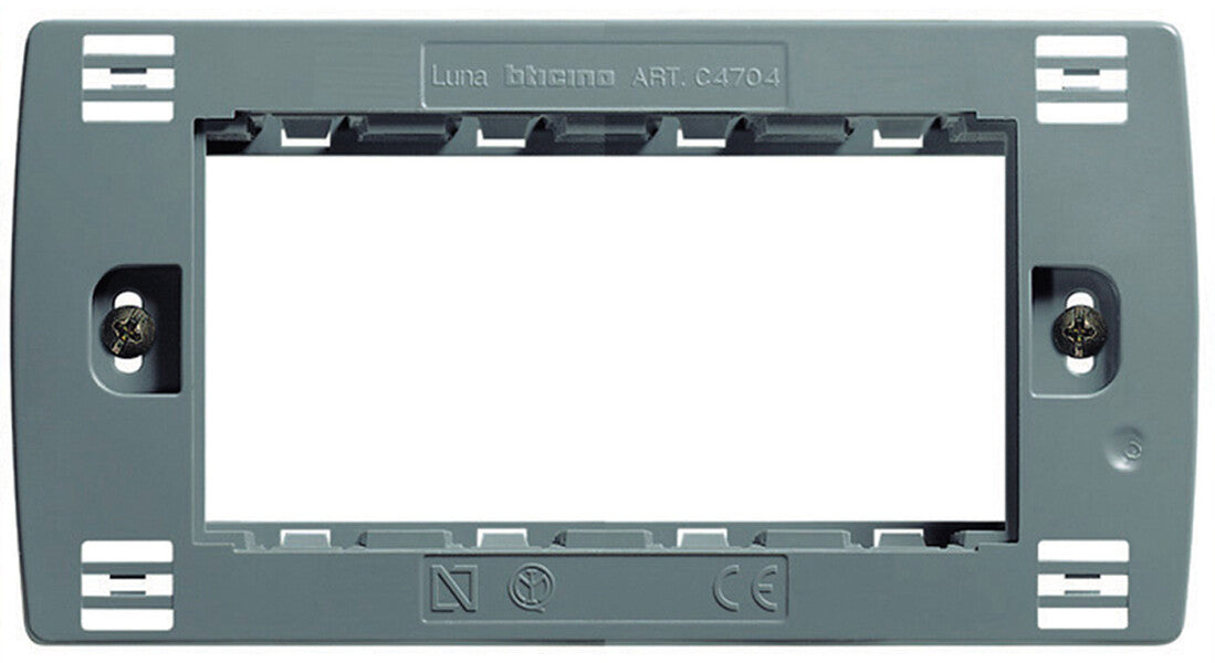 C4704 SOPORTE RECTANGULAR 4 MODULOS LUNA