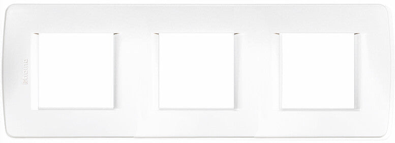 C4802/3BN PLACA PARA CAJA 6 MODULOS BLANCO LUNA