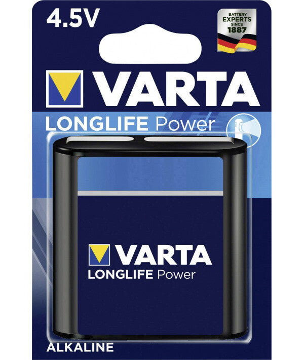 4912 BL 1ud PILA ALCALINA 3LR12 VARTA LONGLIFE | Suministros Figmar