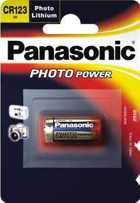 CR123 - PILA FOTO PANASONIC LITIO 3V | Suministros Figmar