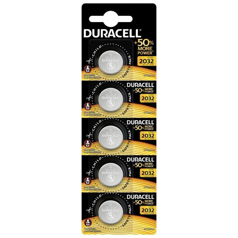 CR2032 BL 5ud PILA DURACELL BOTON LITIO | Suministros Figmar