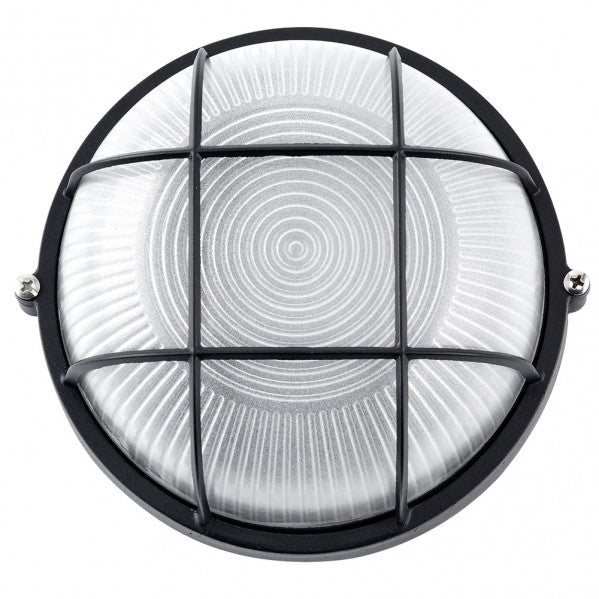 Aplique Ext. Aluminio Apus Grand. 1xe27 Negro Ip44 11x25x25 Cm