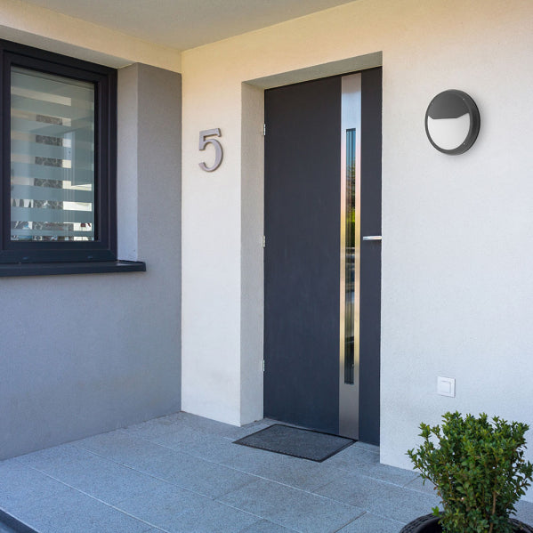 Aplique Exterior Coliandro 2xe27 Negro Policarbonato 9,4x30d Ip65
