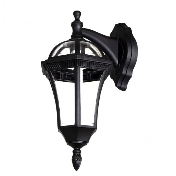 Aplique Exterior Comino 1xe27 Negro Ip44 Policarbonato 41,1x17x6x23,8 Cm