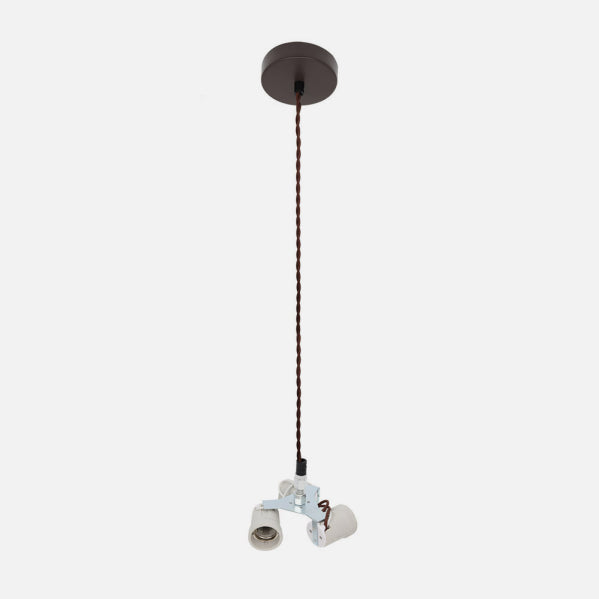 Arm. Colgante Cara 3xe27 Marron M10 Regx10x10 Cm