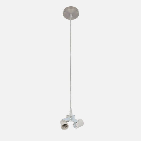 Arm. Colgante Cara 3xe27 Niquel M10 Regx10x10 Cm