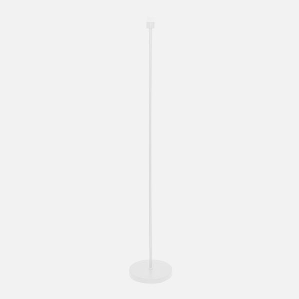 Arm. Pie De Salon Cara 1xe27 Blanco 148x25x25 Cm