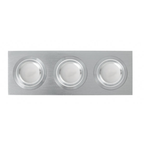 Batten light Spotlight Bed Alumini/cro 3xgu10 Included 18w 4000k 1800lm 26x9x2 Androide
