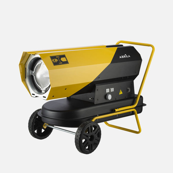 Cañon Calefactor Gasoleo Dixon 30kw Negro/amarillo 19l Caudal 720m3/h Proteccion Seg.control Temperatura 58x96x41cm.