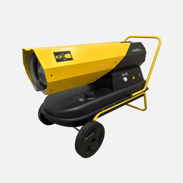 Cañon Calefactor Gasoleo Dixon 50kw Negro/amarillo 45l Caudal1100m3/h Proteccion Seg.control Temperatura 58x96x4cm