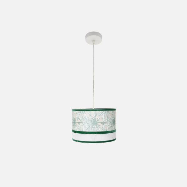 Colgante Caledonia 1xe27 Blanco/verde Regx30x30cm