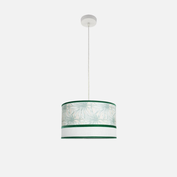 Colgante Caledonia 1xe27 Blanco/verde Regx40x40cm