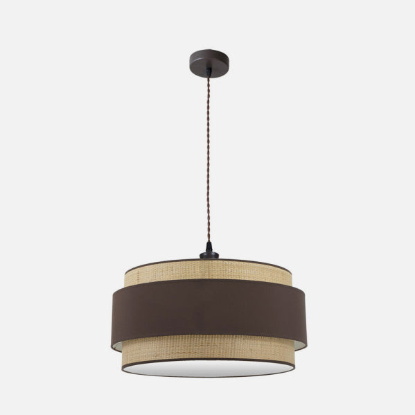 Colgante Kandy 3xe27 Natural/marron Regx60x60 Cm