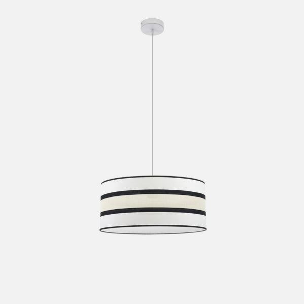 Colgante Karla 1xe27 Blanco/beis Regx40x40 Cm