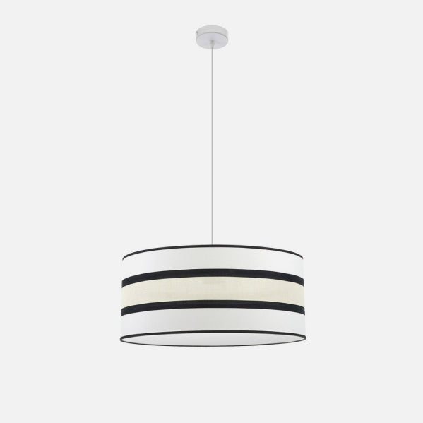 Colgante Karla 2xe27 Blanco/beis Regx50x50 Cm