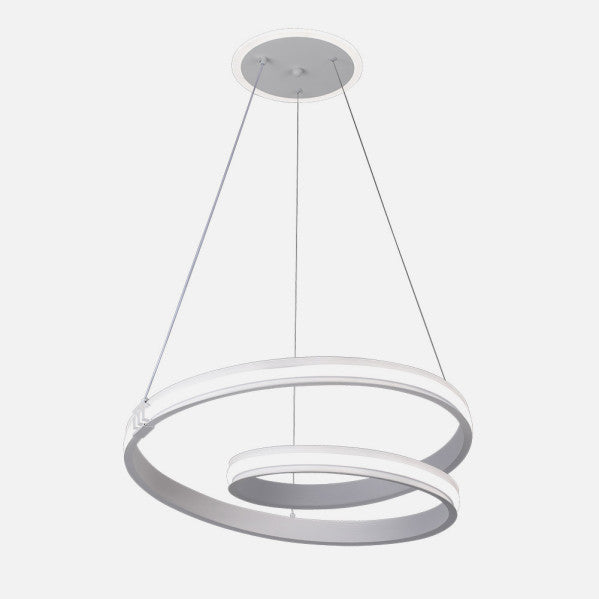 Colgante Luster Blan 129w 3000-4000-6000k 10920lm C/luz Ambiente Remoto Y Reg.intensidad Regx54x54cm