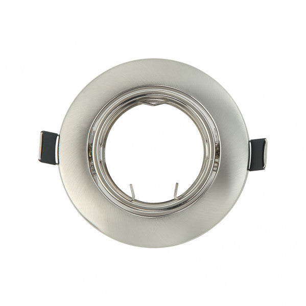 Empotrable Orient. Magura 1xgu10 Red. Niquel 2,5x9x9 Cm Corte 6 Portalamparas Incluido