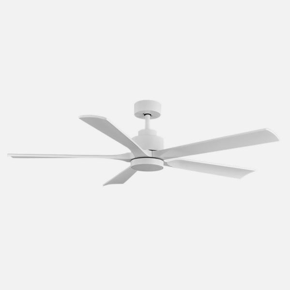 Fan Dc Cairo 24w 2400lm White 5 blades 132d 3000k,4500k,6000k, Remote+timer+memory