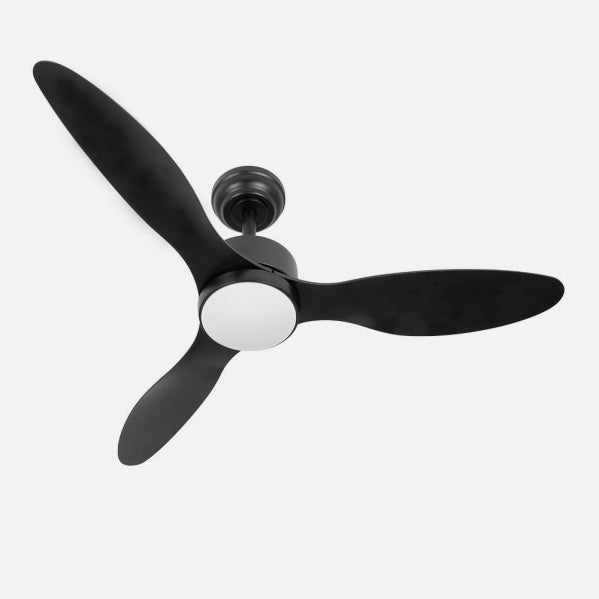 Fan Dc Serpa 24w Black 3blades 6vel 107d 2424lm 3000-4000-6500k Remote+dimmable Intensity+timer+memory