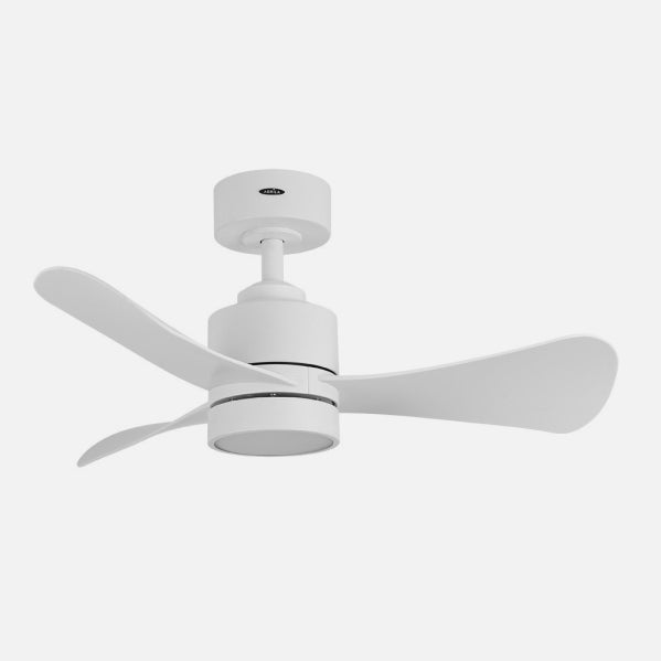 Fan Dc Zepelin 18w 1900lm White 3blades 91d 3000-4000-6500K Remote,memory And Timer