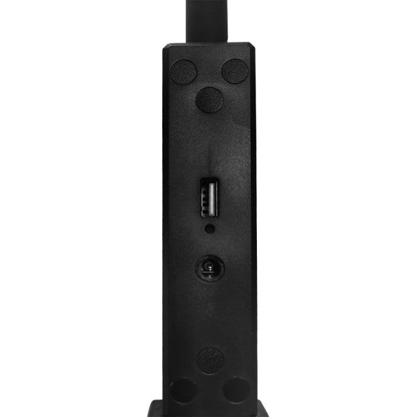 Flexo Pandeo 7w 3000-4500-6000k Negro 595lm Usb Tactil,memoria,int.regulable 62x17,5x17,5cm