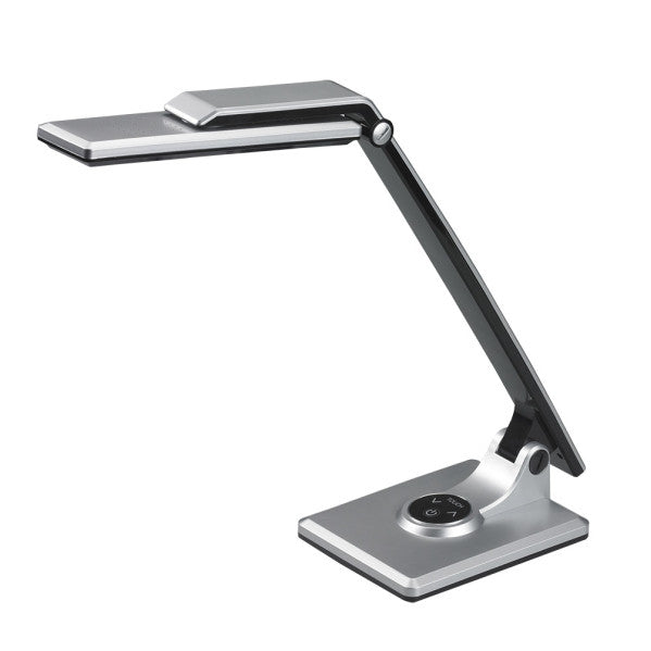 Flexo Vinchi Plata/negro 9w 630lm 4500k Tactil Regulable Intensidad Articulable 41,9x23x27,6 Cm