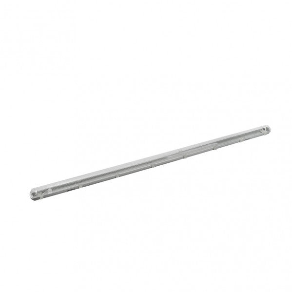 Pantalla Estanca 150cm Lines Para Led 1xt8 Ip54 Gris/transparente 158x7,8x6 Cm