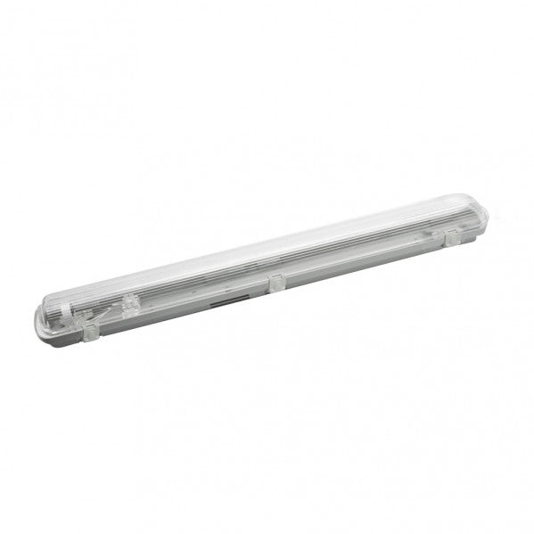 Pantalla Estanca 60cm Lines Para Led 1xt8 Ip54 Gris/transparente 68x7,8x6 Cm