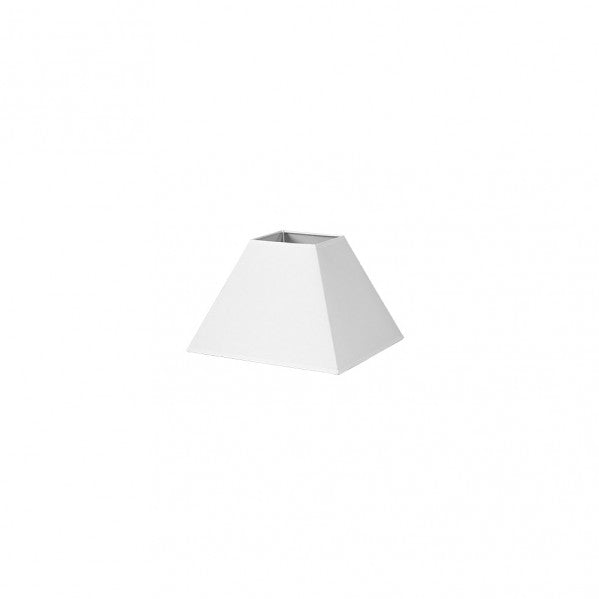 Pantalla Piramide Mezzo E27 Blanco 20dx10dx15h Tejido Popelin